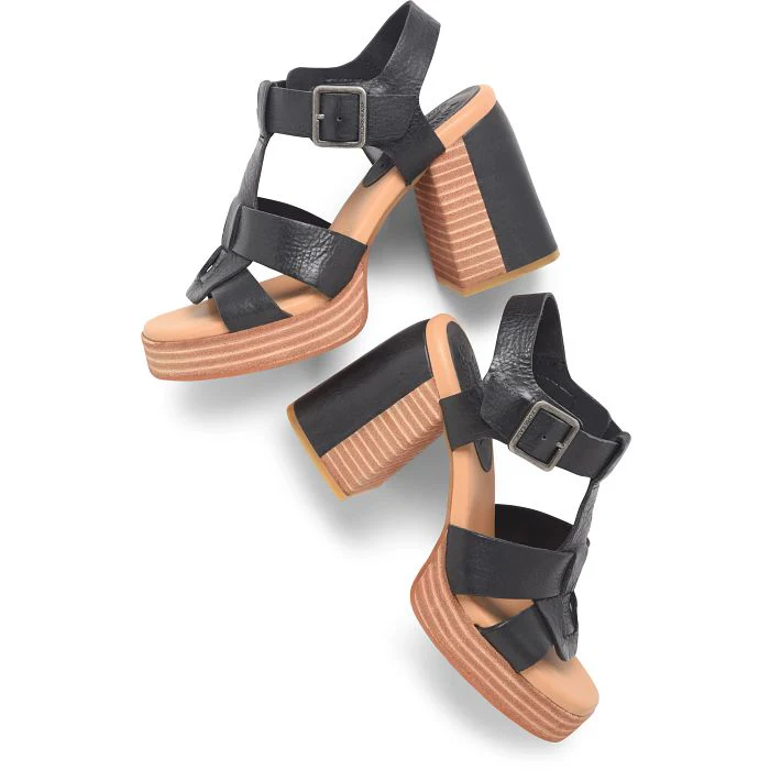 Kork Ease Macey Platform Sandal Black - Image 2