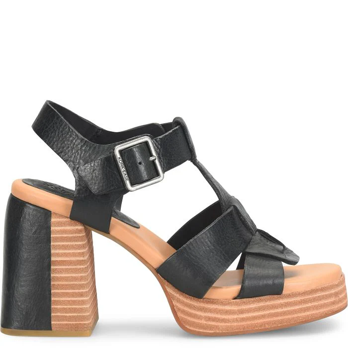 Kork Ease Macey Platform Sandal Black - Image 3
