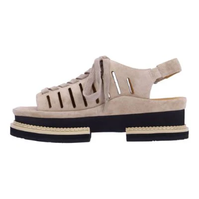 L’Amour Des Pieds Adriel Taupe Kid Suede - Image 4