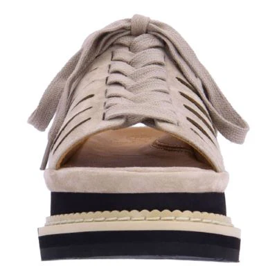 L’Amour Des Pieds Adriel Taupe Kid Suede - Image 5