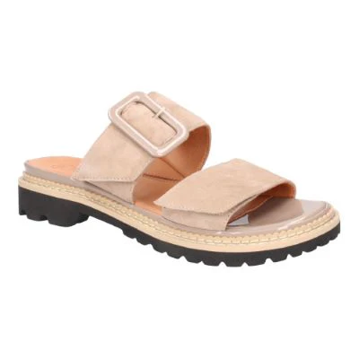 L’Amour Des Pieds Dalbir Taupe Kid Suede