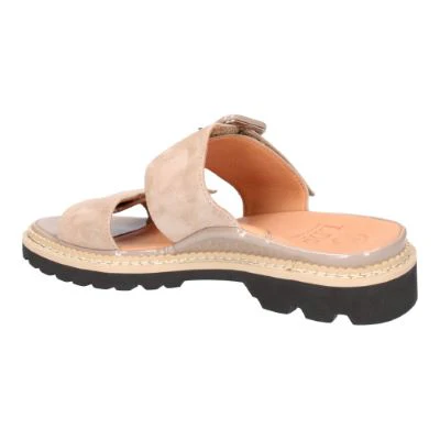 L’Amour Des Pieds Dalbir Taupe Kid Suede - Image 3
