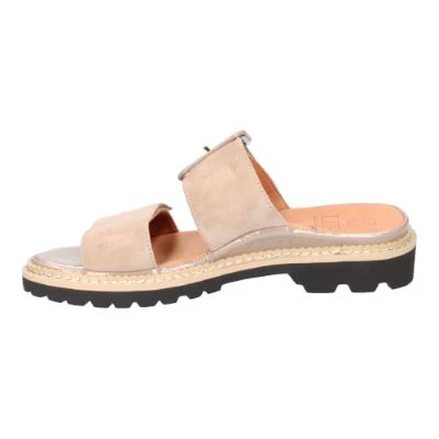 L’Amour Des Pieds Dalbir Taupe Kid Suede - Image 4