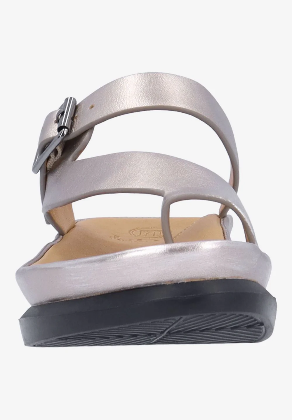L'Amour Des Pieds Women's Alanza Champagne Met. Nappa - Image 4
