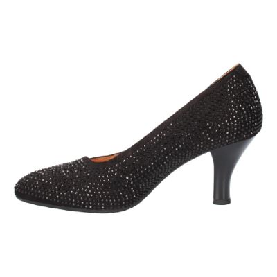 L'Amour Des Pieds Women's Bamelle Black Suede Stones - Image 3