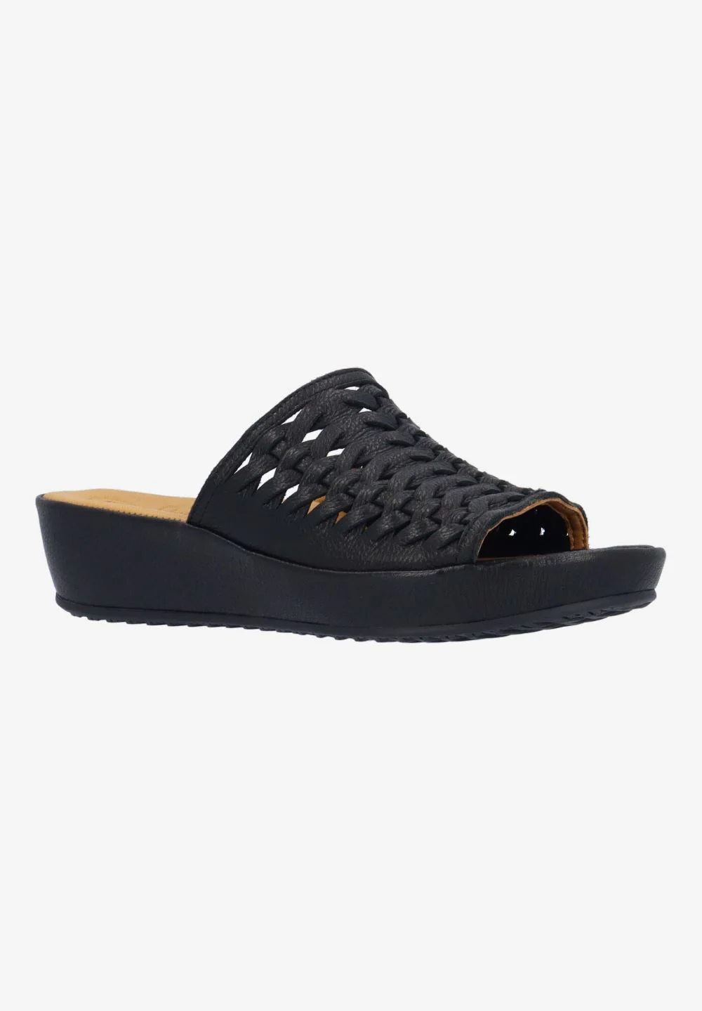 L'Amour Des Pieds Women's Cyra Black Lamba