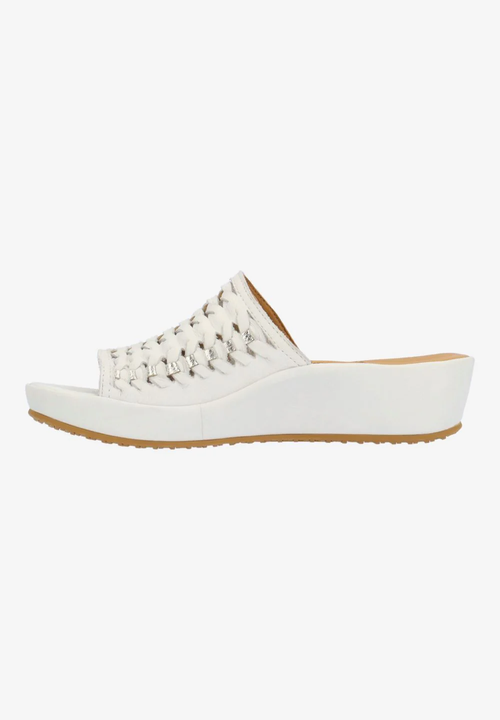 L'Amour Des Pieds Women's Cyra White Gold Lamba - Image 3