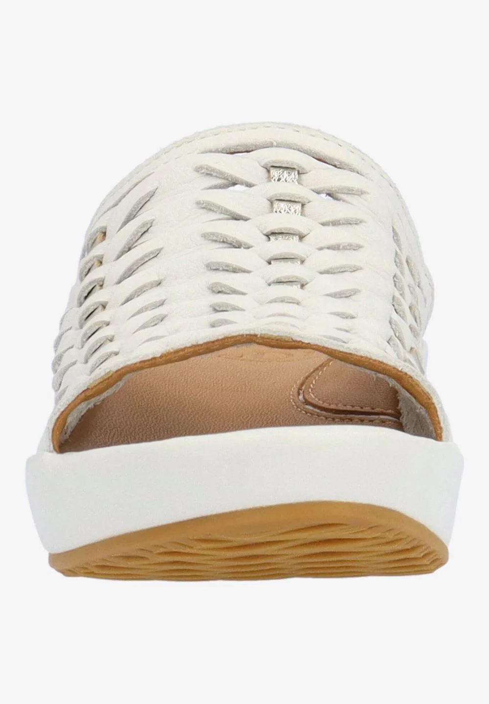 L'Amour Des Pieds Women's Cyra White Gold Lamba - Image 4