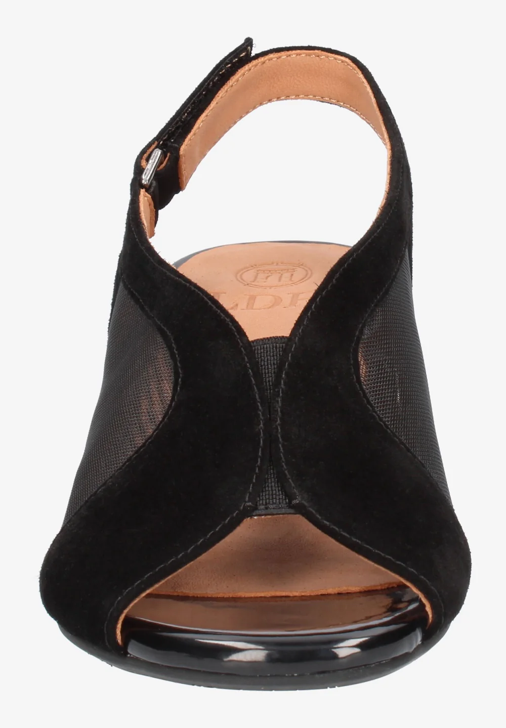 L'Amour Des Pieds Women's Estefana Black Kid Suede Mesh - Image 4