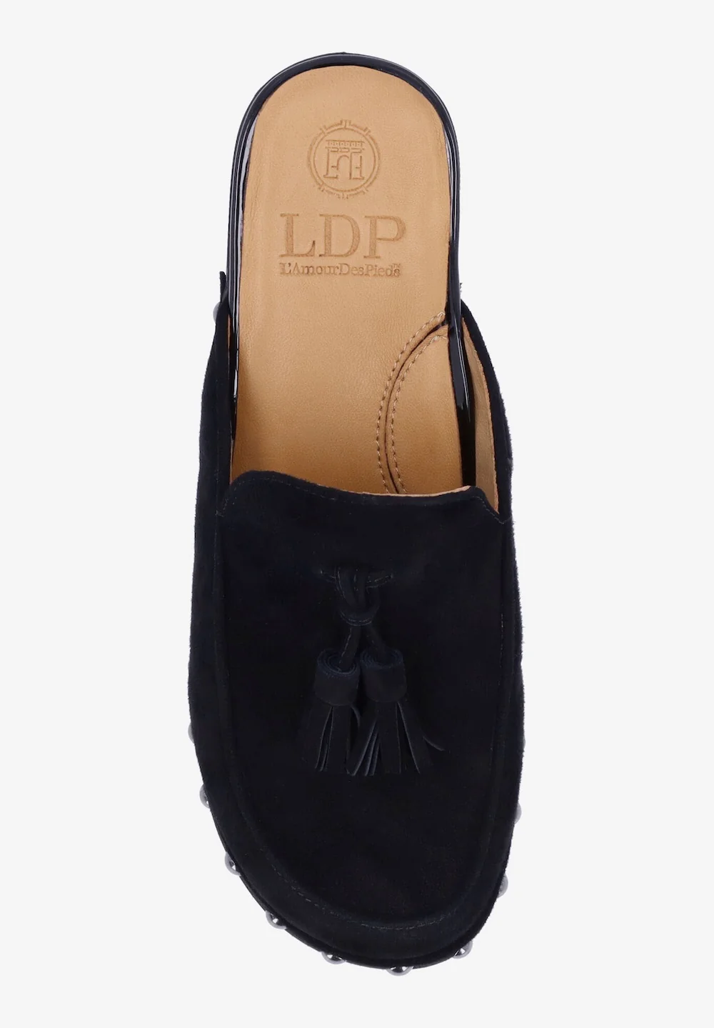 L'Amour Des Pieds Women's Gracen Black KidSuede - Image 5