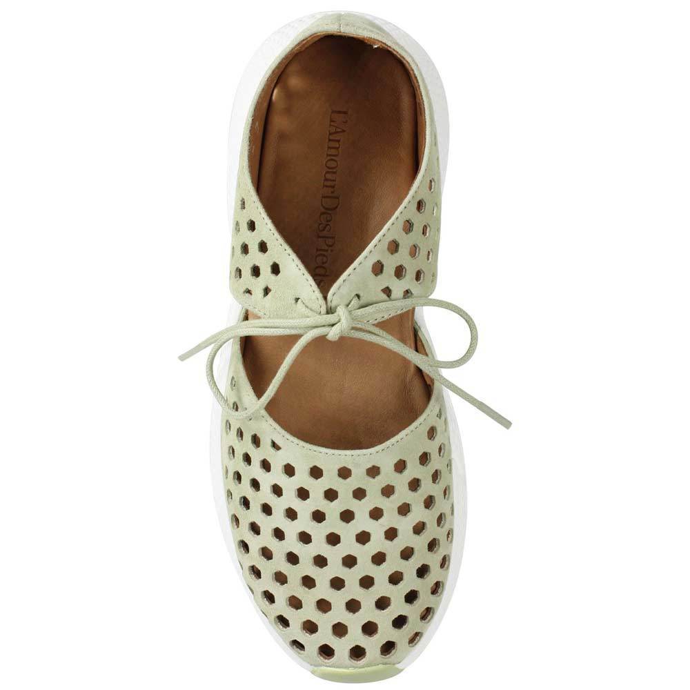 L'amour des Pieds Women's Himar Sage Kid Suede Sneaker - Image 4