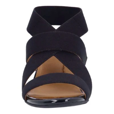 L'Amour Des Pieds Women's Lunette Black Elastic Patent - Image 4