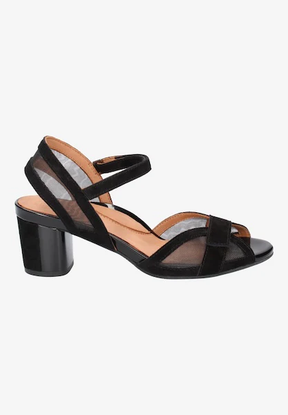 L'Amour Des Pieds Women's Mahiya Black Kid Suede Mesh - Image 2
