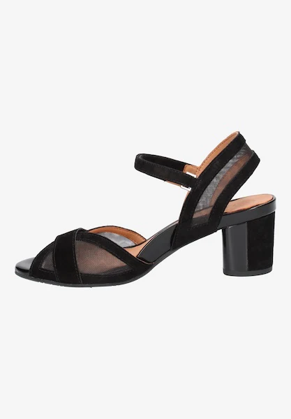 L'Amour Des Pieds Women's Mahiya Black Kid Suede Mesh - Image 3