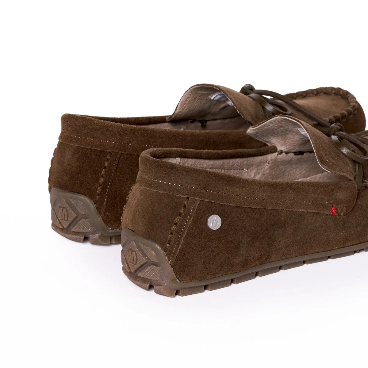 Minnetonka Men's Loafer Moc Autumn Brown - Image 4