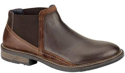 Naot Men's Business Roast Saddle Seal Brown Suede Boot - Image 3