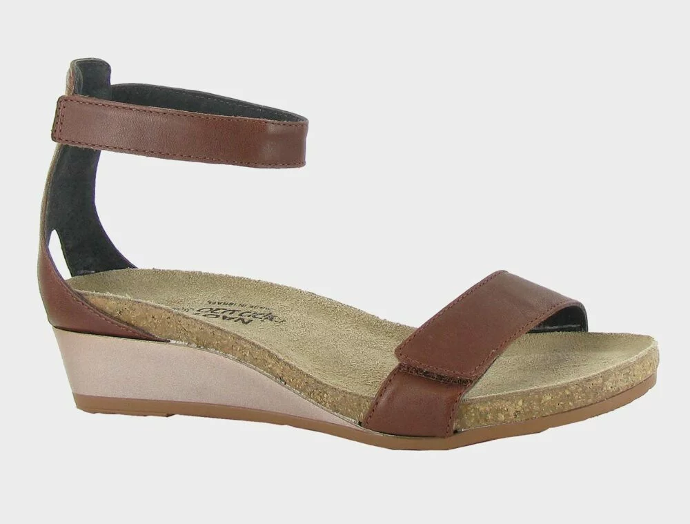 Naot Women’s Mermaid Soft Chestnut Leather