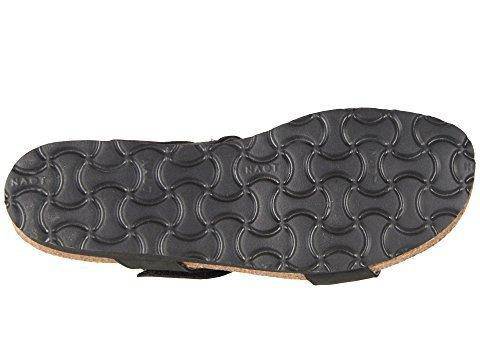 Naot Women's Ainsley Black Velvet Nubuck Silver Rivets Sandal - Image 4
