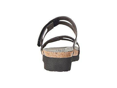 Naot Women's Ainsley Black Velvet Nubuck Silver Rivets Sandal - Image 7