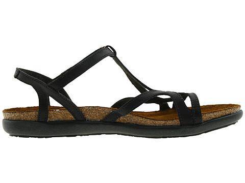 Naot Women's Dorith Gladiator Sandal Black Raven Leather - Image 3