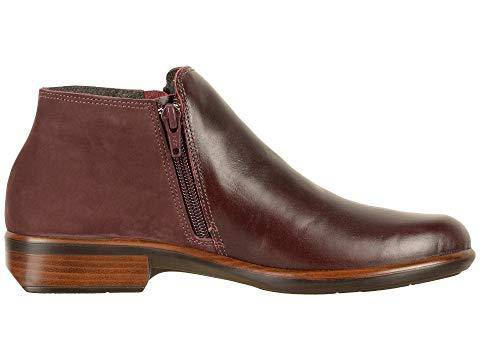 Naot Women's Helm Bordeaux Leather Violet Nubuck Ankle Boot - Image 6