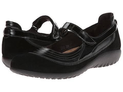 Naot Women's Kirei Black Madras Suede Mary Jane - Image 6