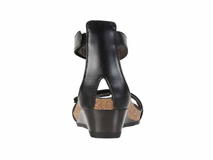 Naot Women's Mermaid Black Raven Leather Sandal - Image 4