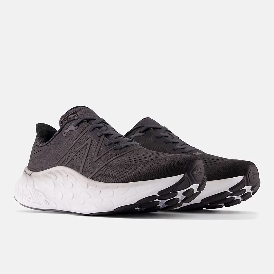 New Balance Men's Fresh Foam X More v4 MMORGG4 Black Phantom - Image 3