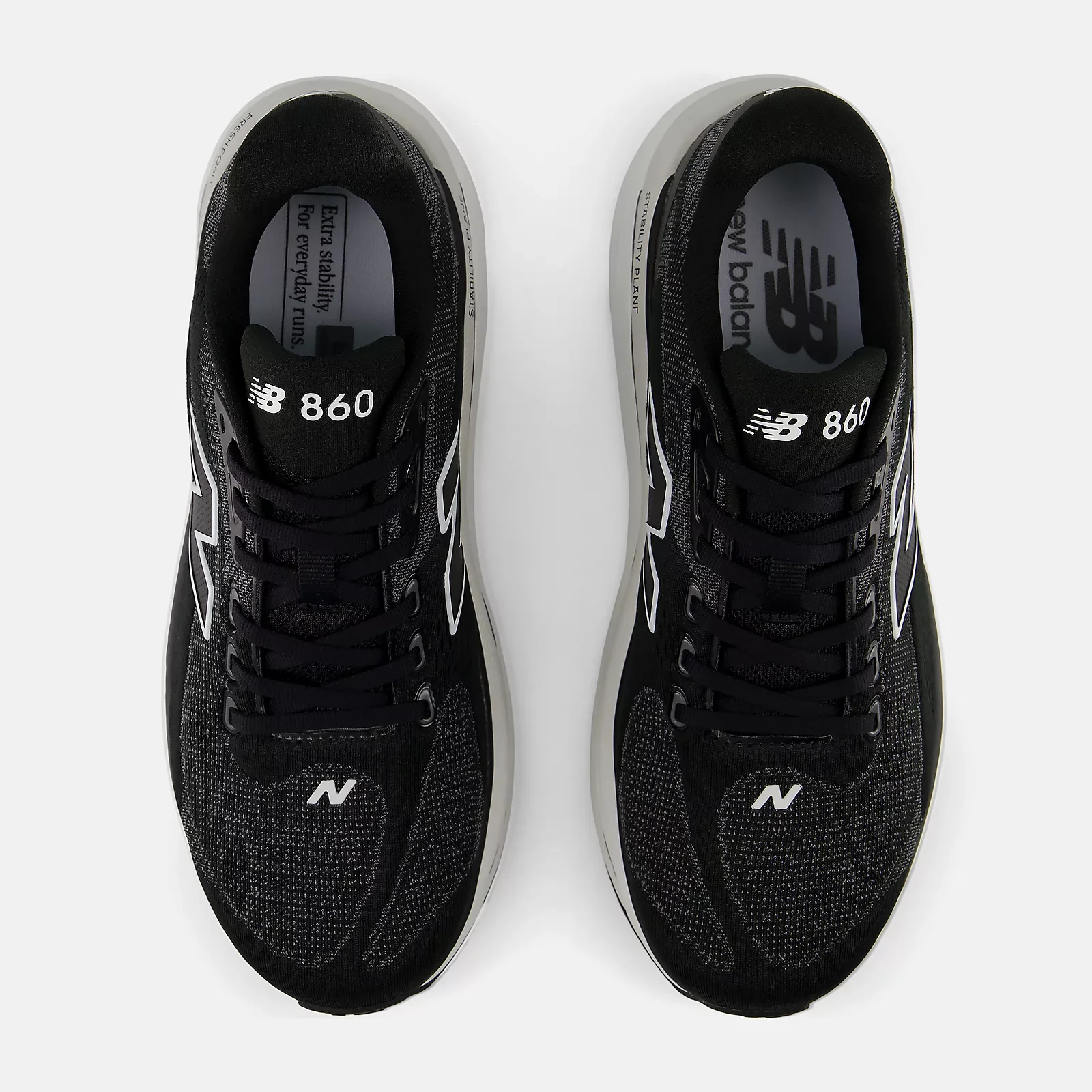 New Balance Men's M8607GW Black White - Image 4