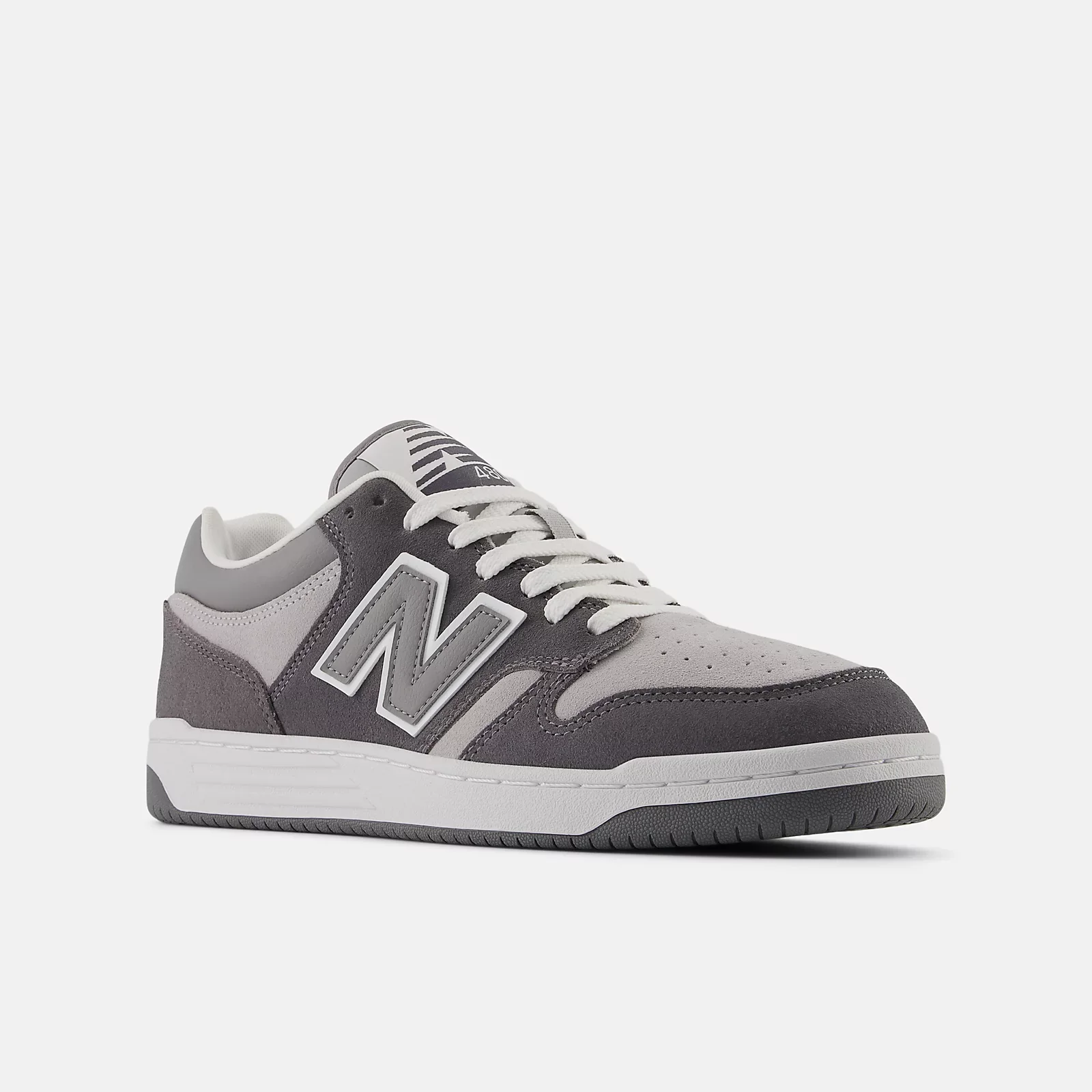 New Balance Unisex BB480LEC Grey Grey - Image 2