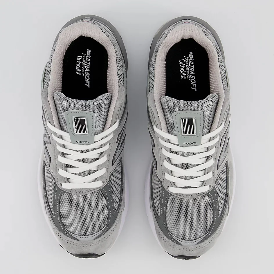 New Balance Women's 990 v5 Grey - Image 4