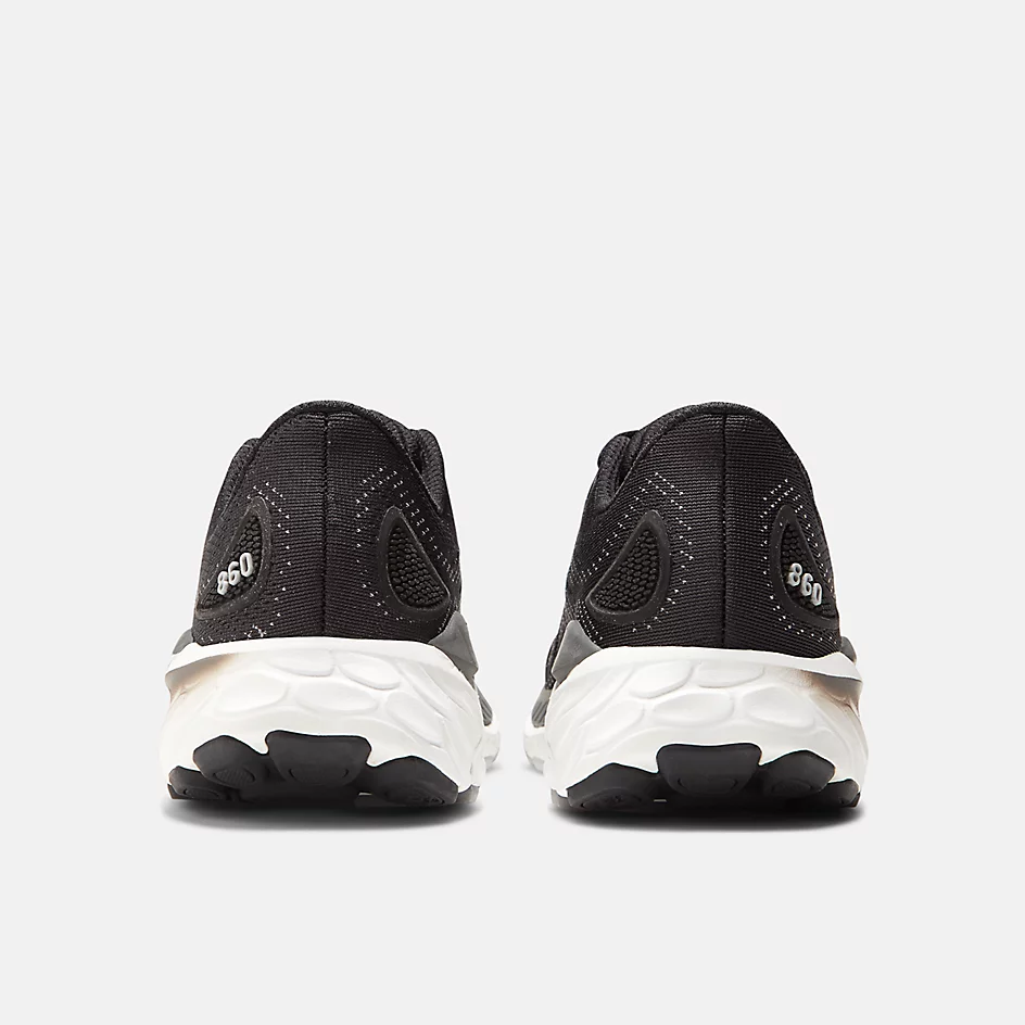 New Balance Women's Fresh Foam X W860K13 Black White Castlerock - Image 5