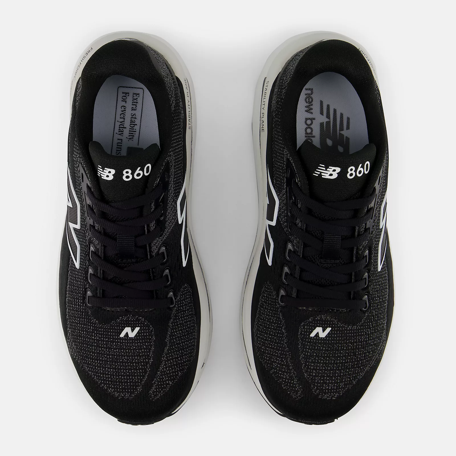 New Balance Women's W8604NE Black White - Image 4