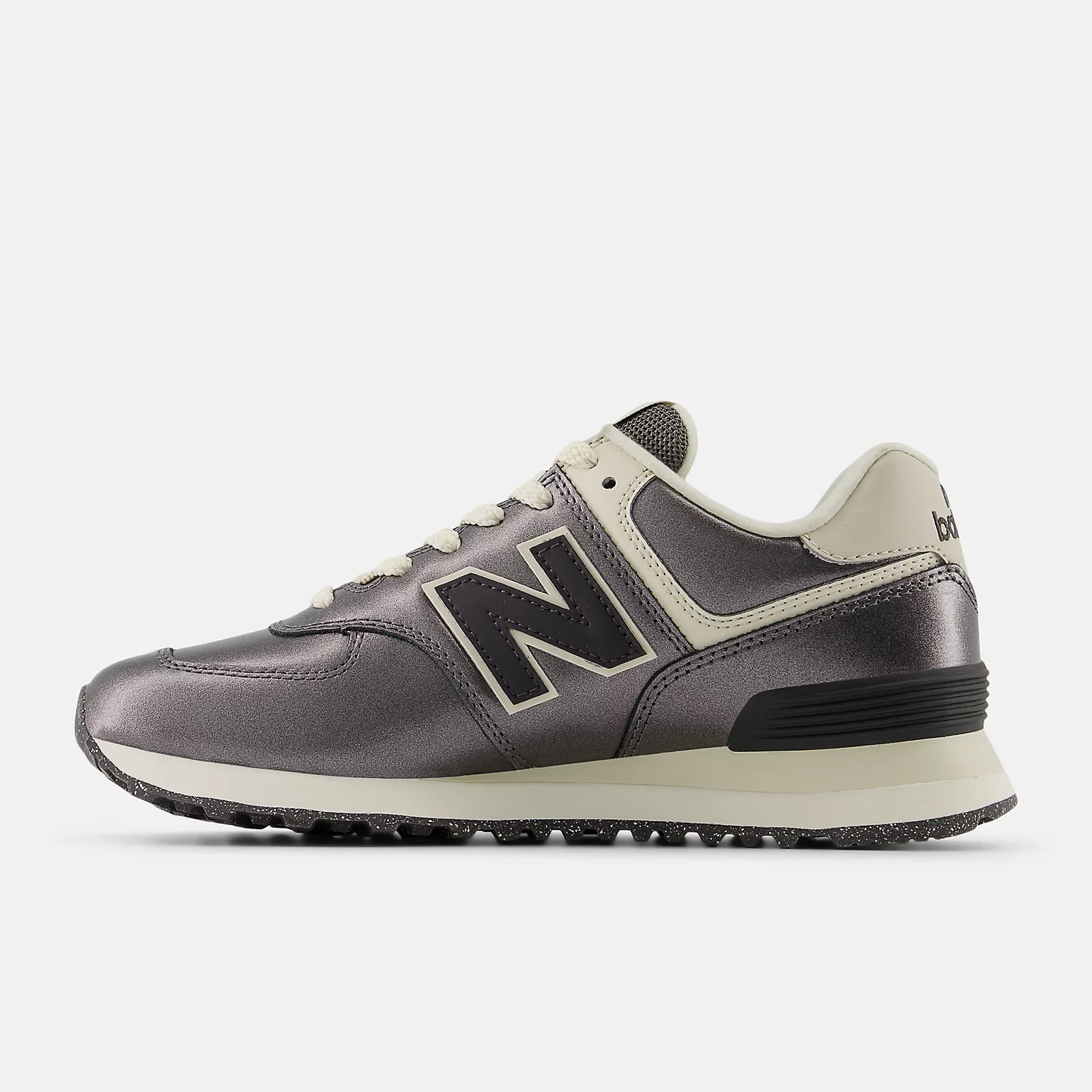 New Balance Women's WL574MGS Brown Black - Image 3