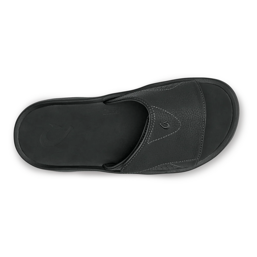 Olukai Men's Nalu Slide Black Black Sandal - Image 2