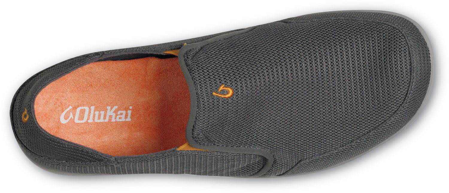 Olukai Men's Nohea Mesh Dark Shadow Slip On - Image 4