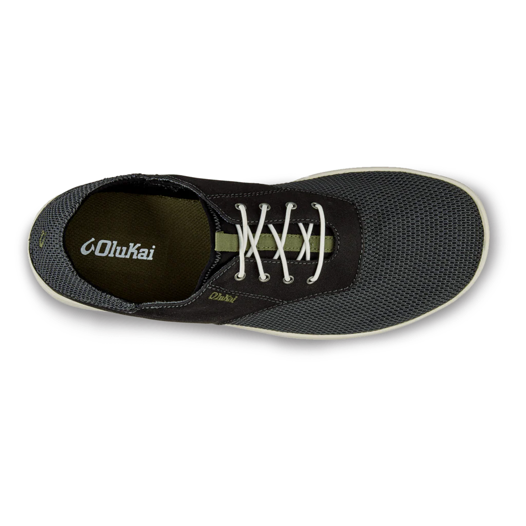 Olukai Men's Nohea Moku Black Black Sneaker - Image 4
