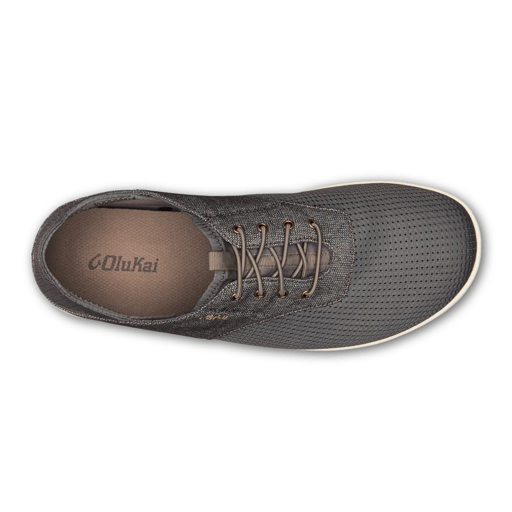 Olukai Men's Nohea Moku Charcoal Clay Sneaker - Image 3