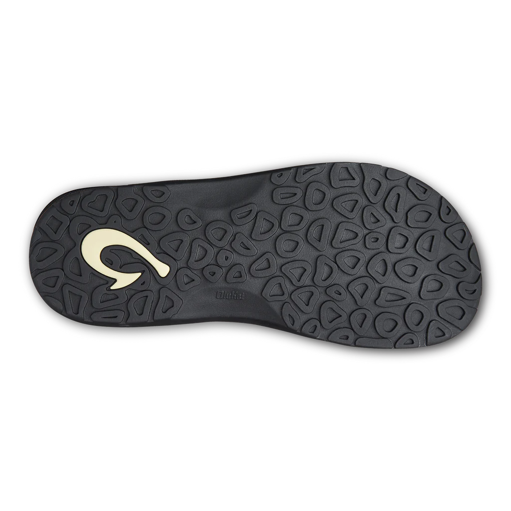 Olukai Men's Ohana Black Dark Shadow Flip-Flop - Image 2