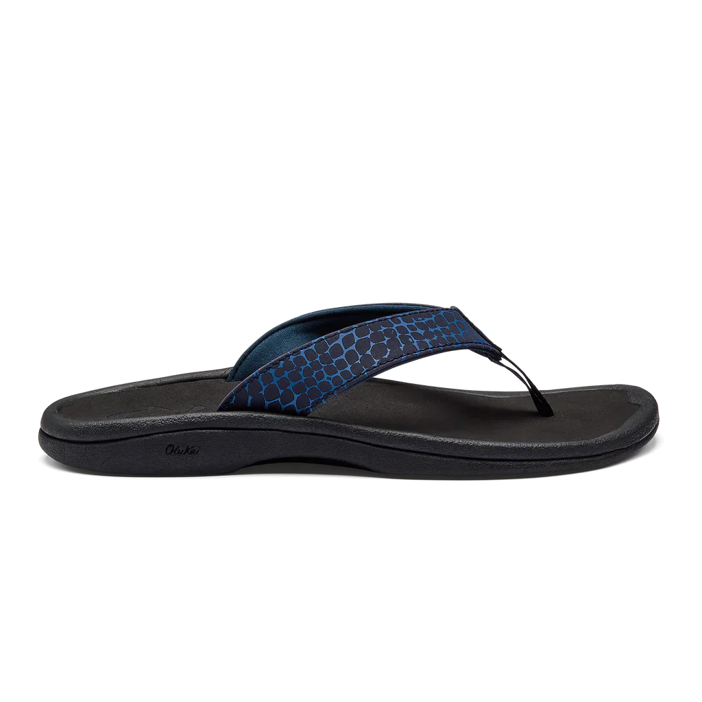 Olukai Women’s Ohana Pa’i Trench Blue Mo’o - Image 2
