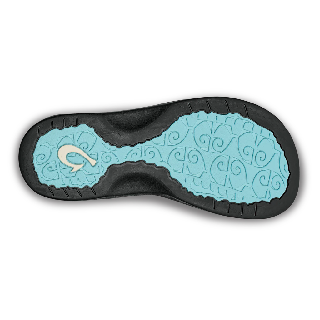 Olukai Women's Ohana Sea Glass Black Flip-Flop - Image 3