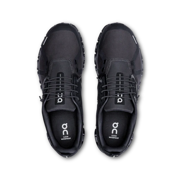 On Men's Cloud 6 Waterproof Black Black - Image 5