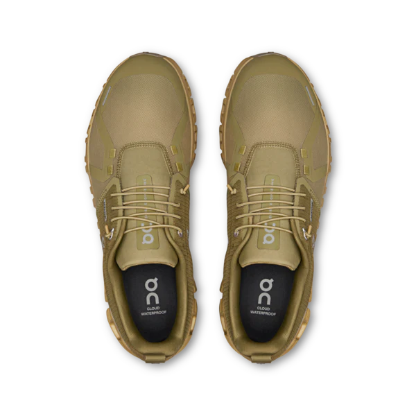 On Men's Cloud 6 Waterproof Olive Safari - Image 4