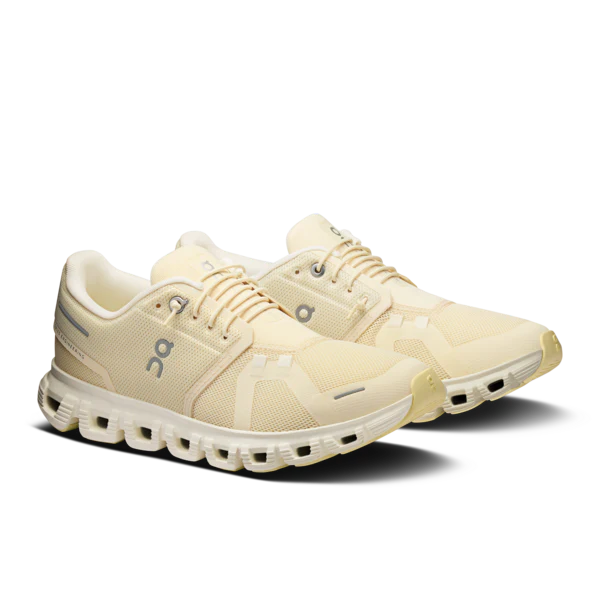 On Women's Cloud 6 Castor Ivory - Image 2