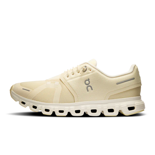On Women's Cloud 6 Castor Ivory - Image 3