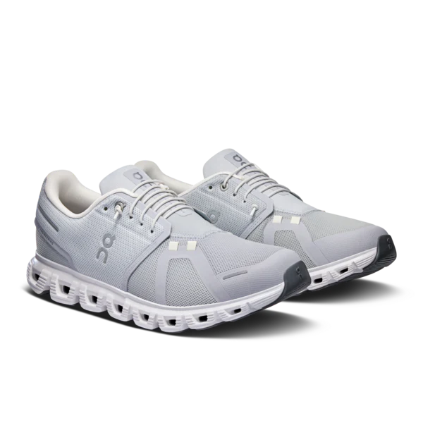 On Women's Cloud 6 Glacier White - Image 2