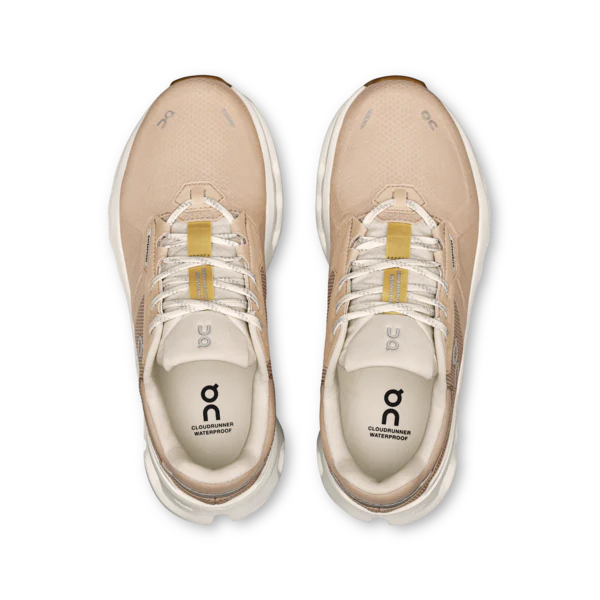 On Women's Cloudrunner 2 Waterproof Sand Dew - Image 4