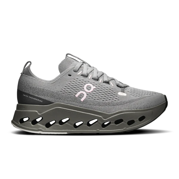 On Women's Cloudsurfer Max Alloy Asphalt