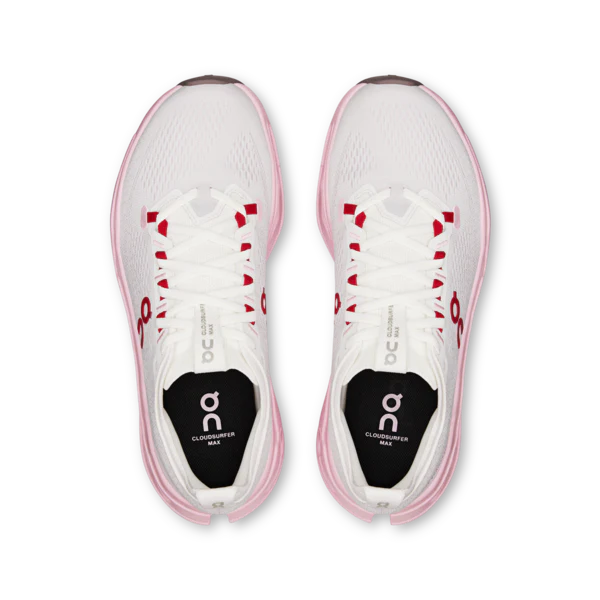 On Women's Cloudsurfer Max Ivory Peony - Image 4