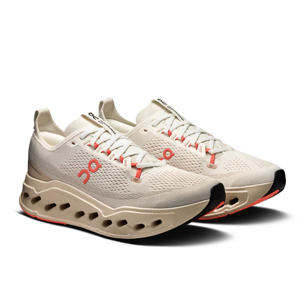 On Women's Cloudsurfer Max Ivory Salmon - Image 2